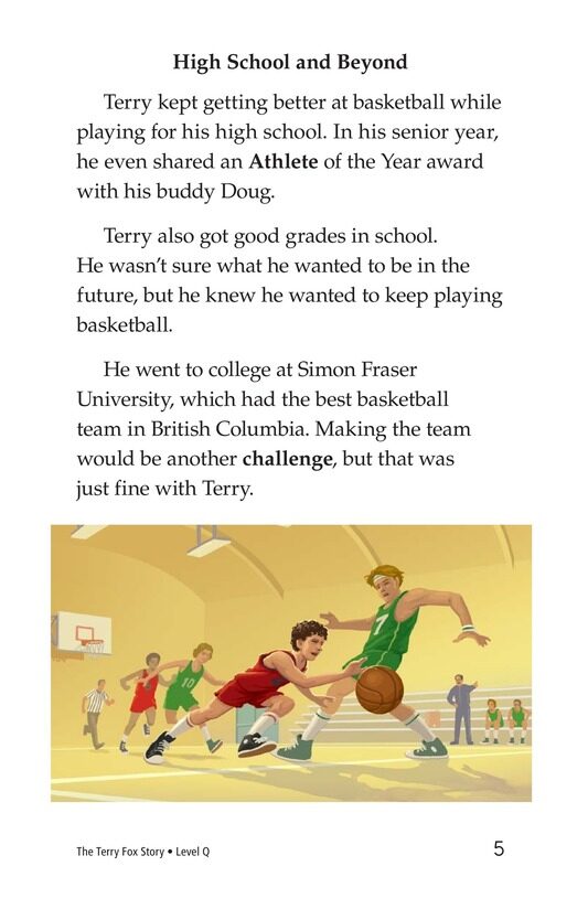 The Terry Fox Story绘本故事第4页