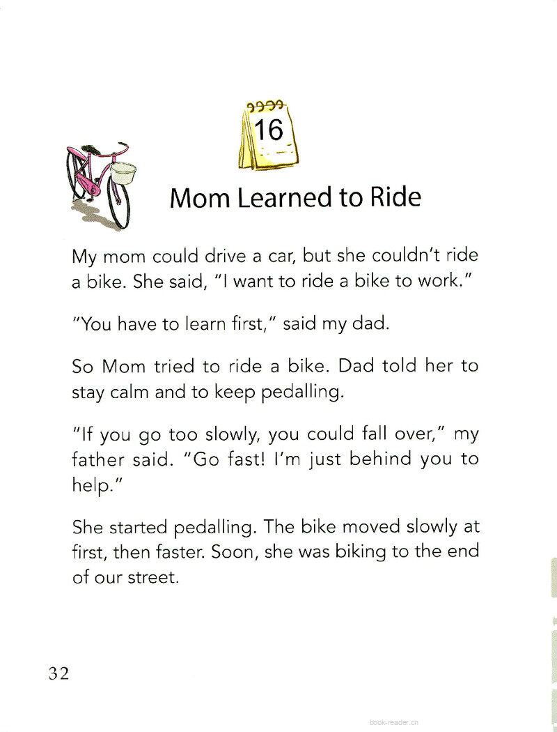 Mom Learned to Ride绘本故事第2页
