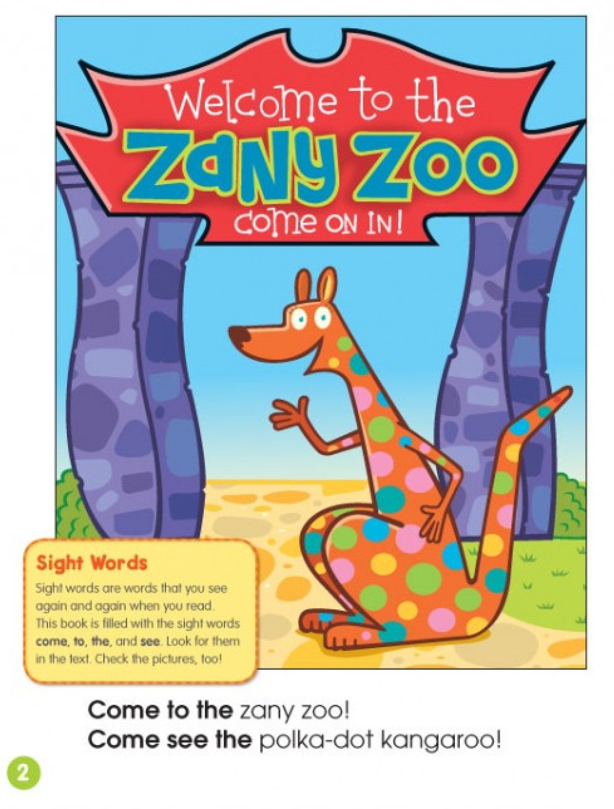 Come to the Zany Zoo绘本故事第2页