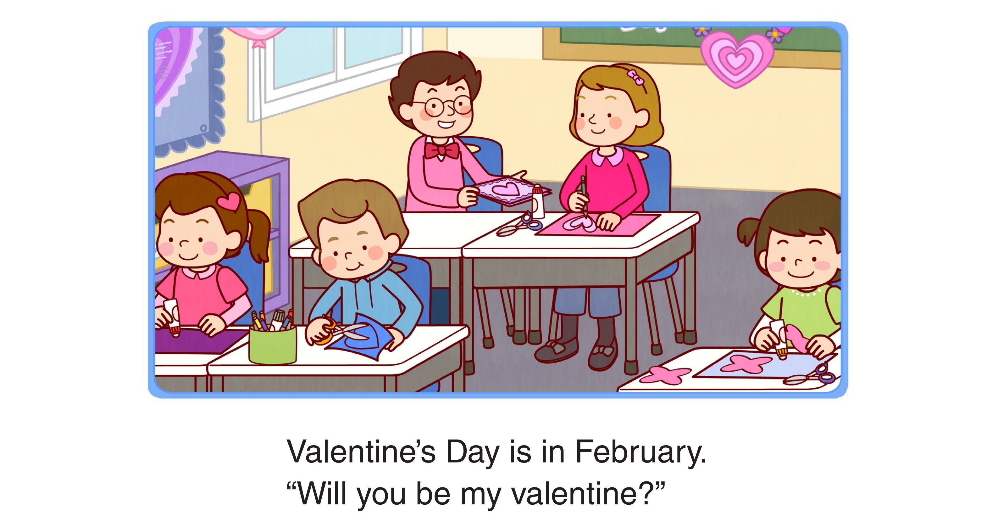 The Months of the Year绘本故事第3页