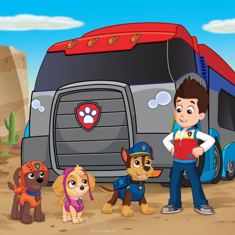 PAW Patrol on the Roll!绘本故事第3页