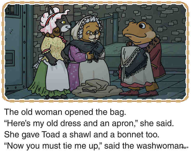 Toad and the Washwoman绘本故事第5页
