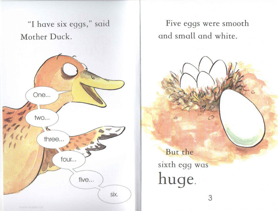 The Ugly Duckling绘本故事第3页