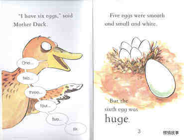The Ugly Duckling绘本故事第3页