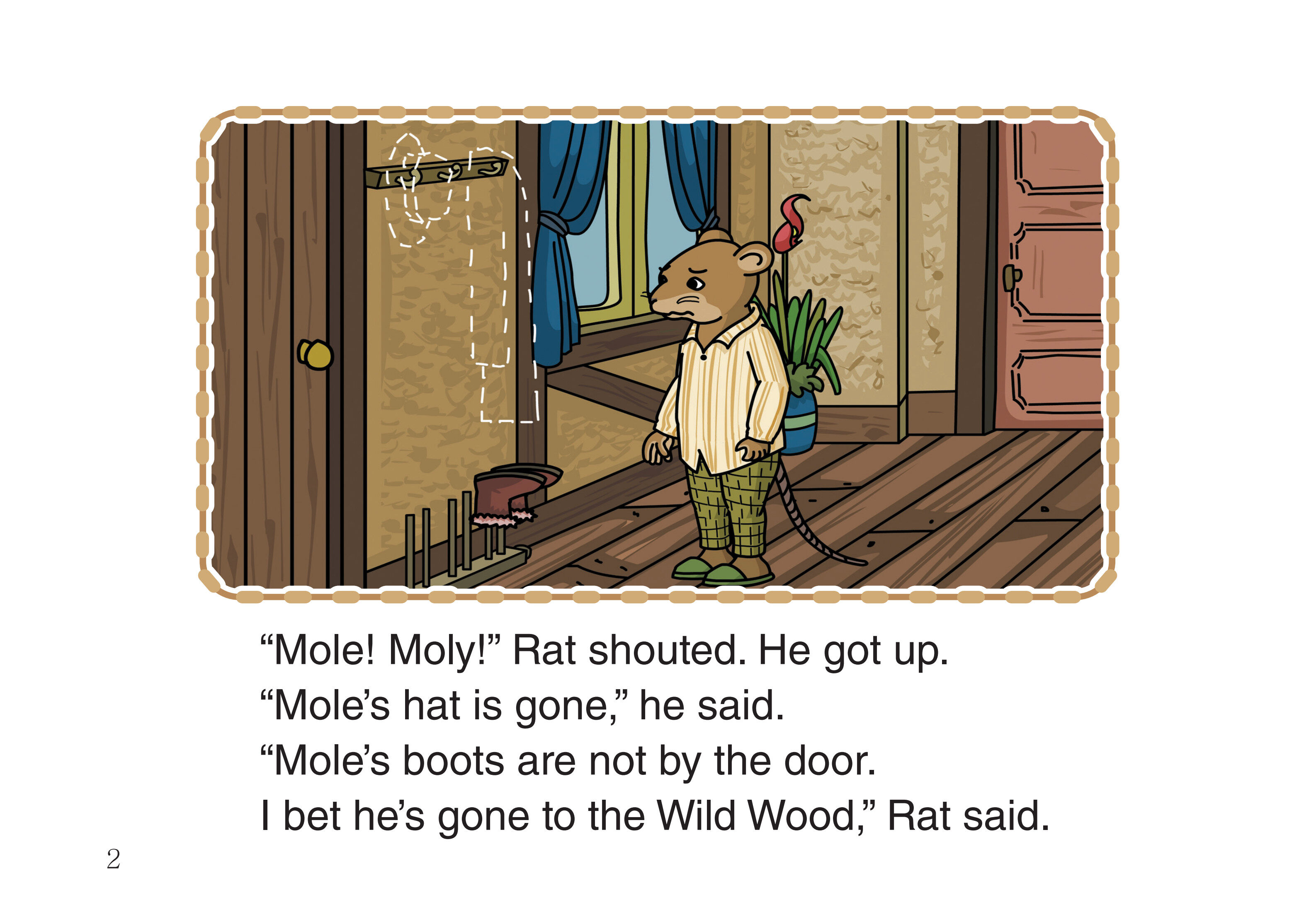 Rat Searches for Mole绘本故事第4页