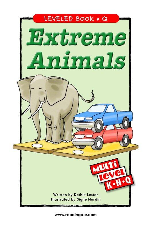 Extreme Animals绘本故事第2页