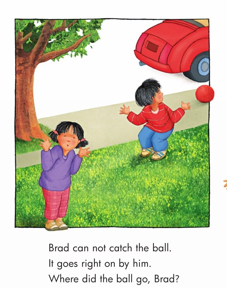 Catch the Ball!绘本故事第3页