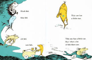 (23周)One Fish Two Fish Red Fish Blue Fish绘本故事第4页