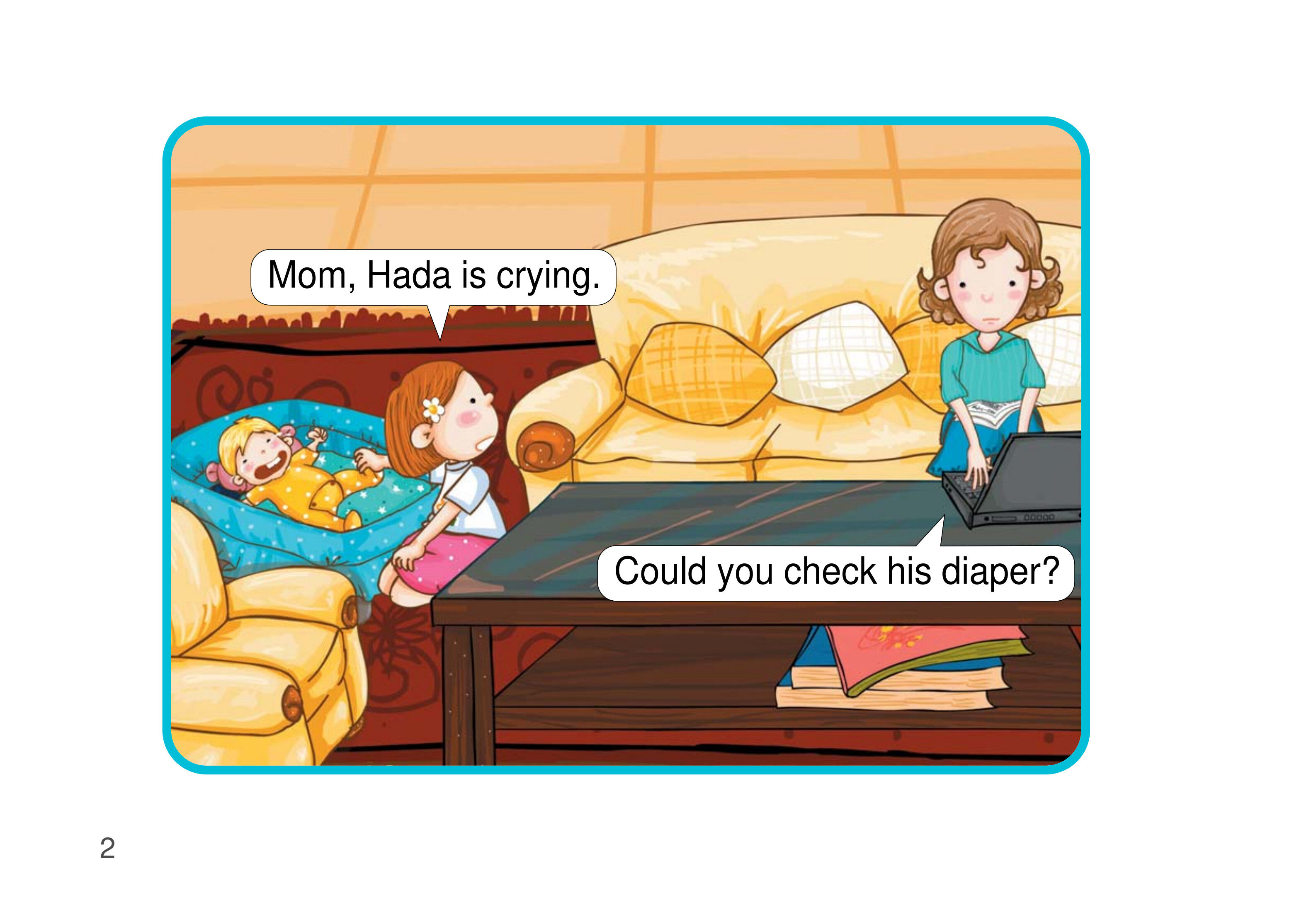 A Fresh Diaper绘本故事第3页