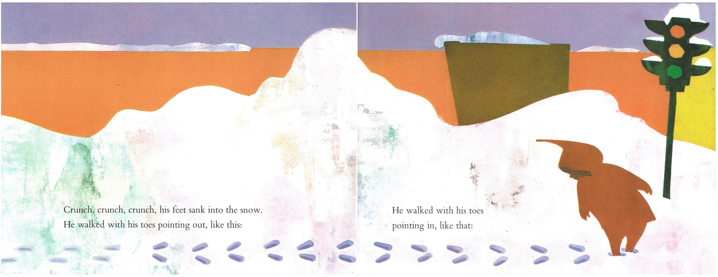 The Snowy Day绘本故事第5页