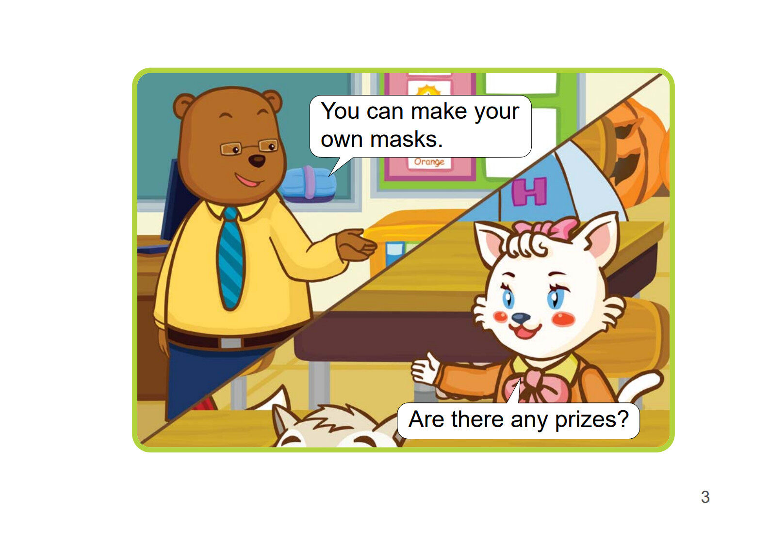 The Scary Mask绘本故事第4页