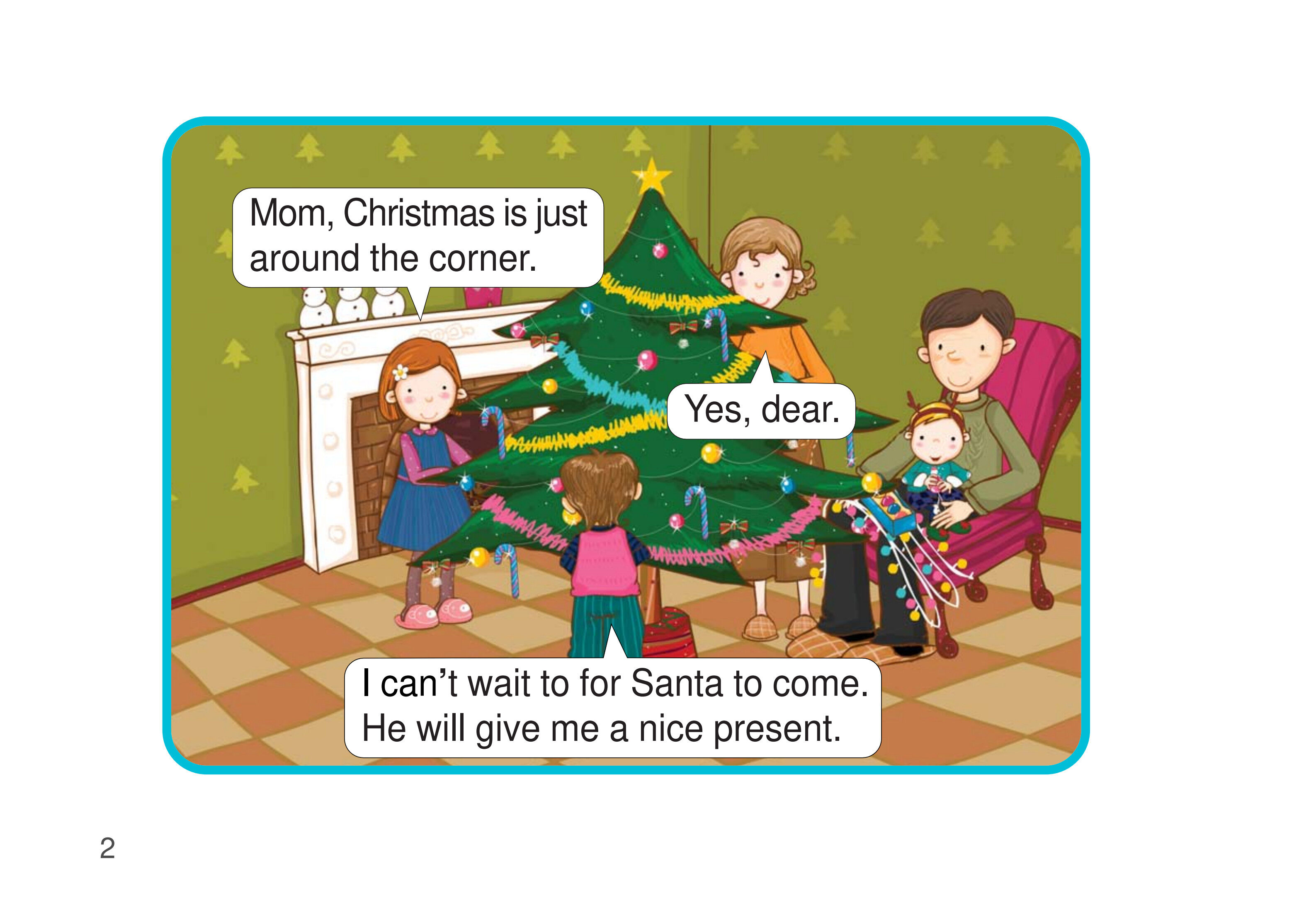 Welcome, Santa!绘本故事第3页