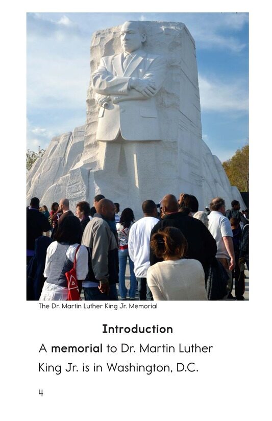 Dr. King's Memorial绘本故事第3页