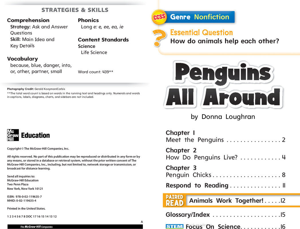 G1 Bey U4W2 Penguins All Around绘本故事第3页