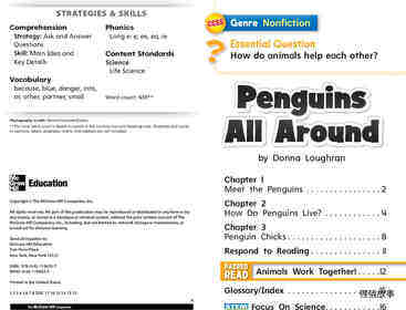 G1 Bey U4W2 Penguins All Around绘本故事第3页
