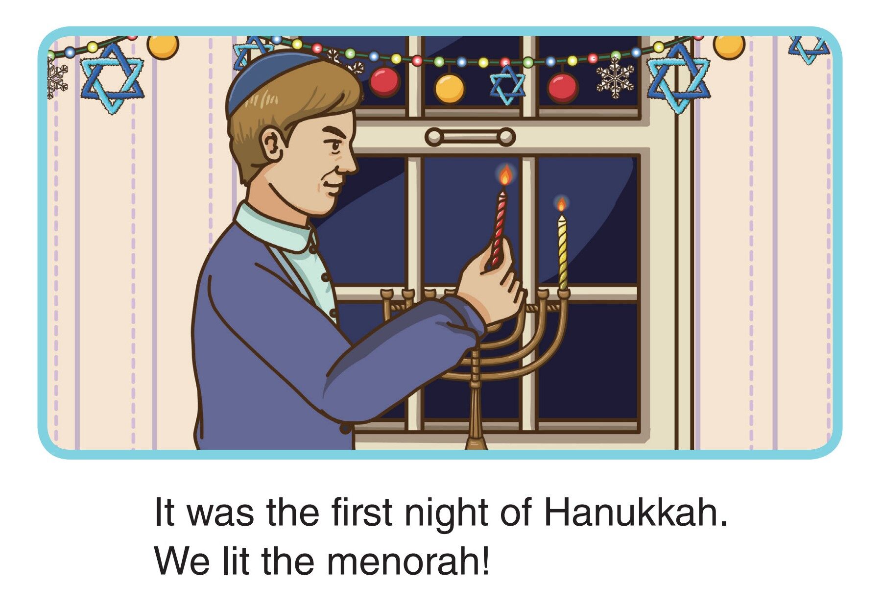 The Nights of Hanukkah绘本故事第2页