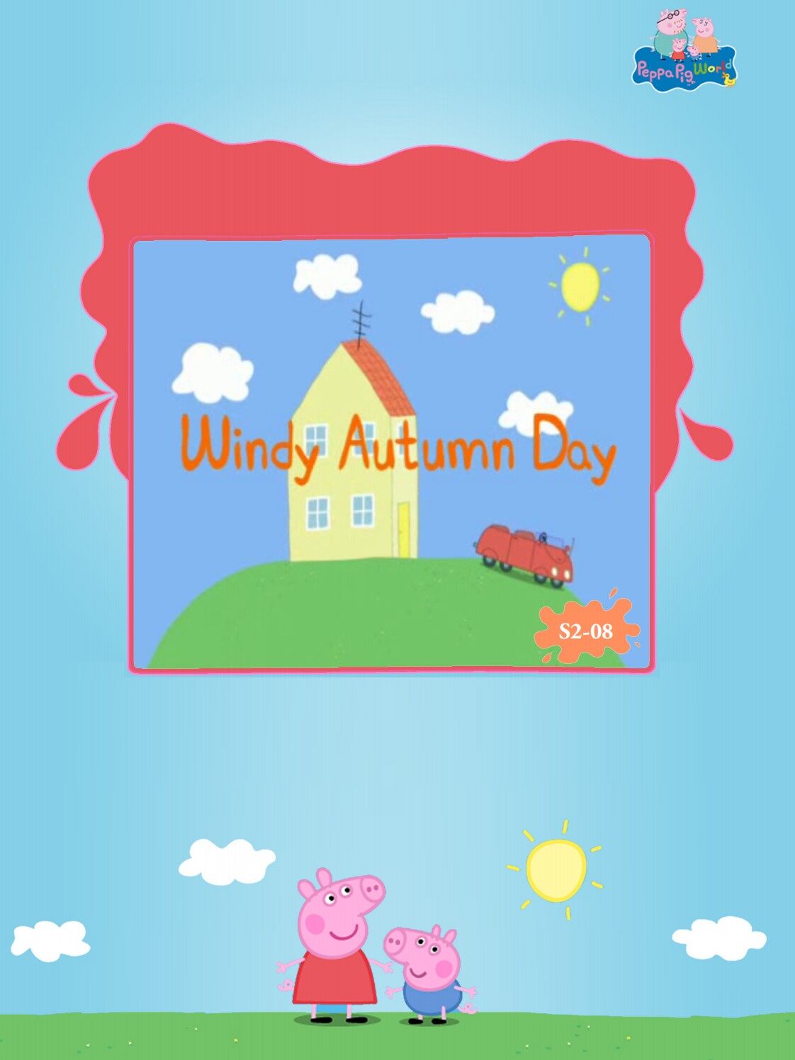 Windy Autumn Day绘本故事第2页