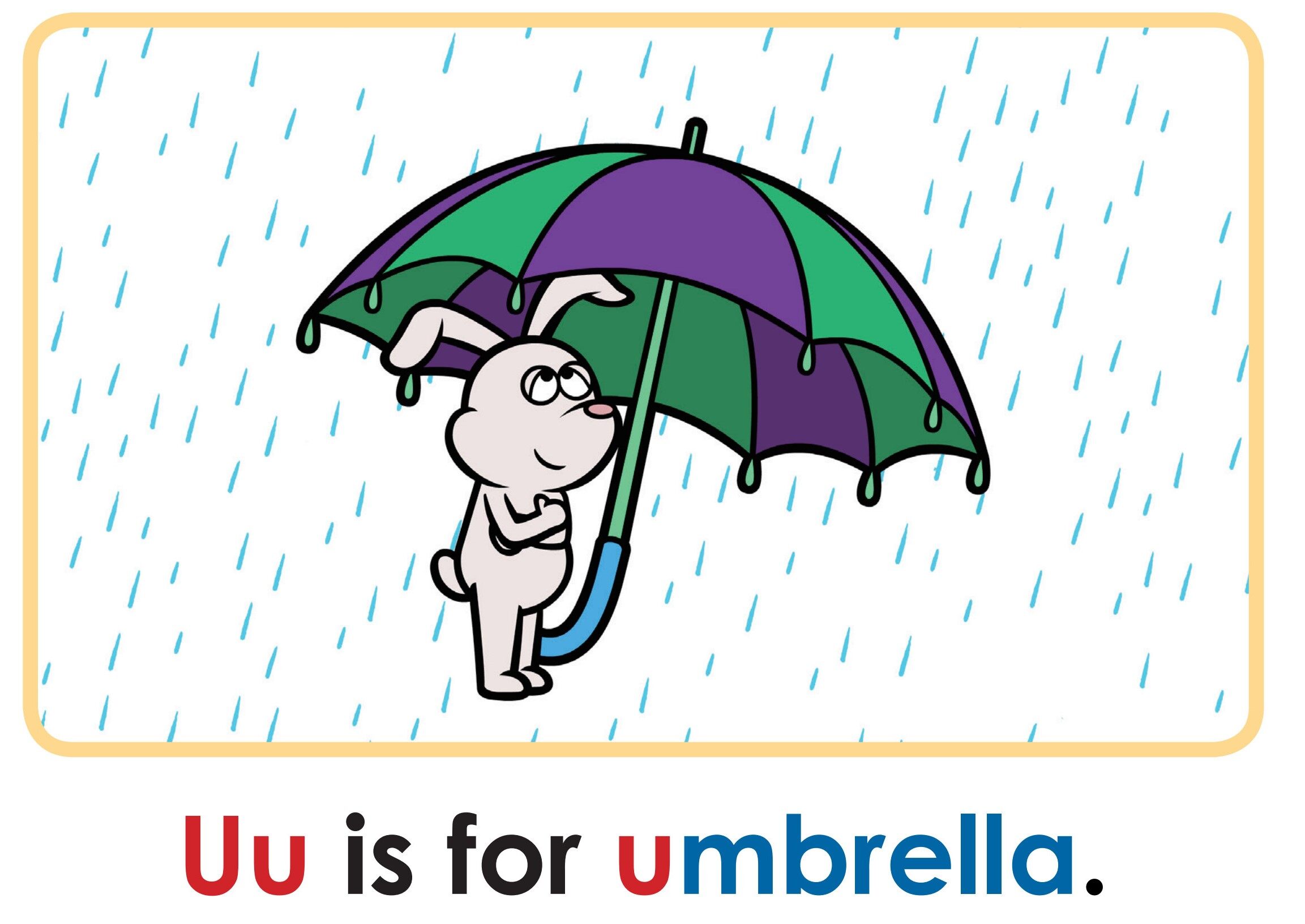 Letter Uu绘本故事第4页