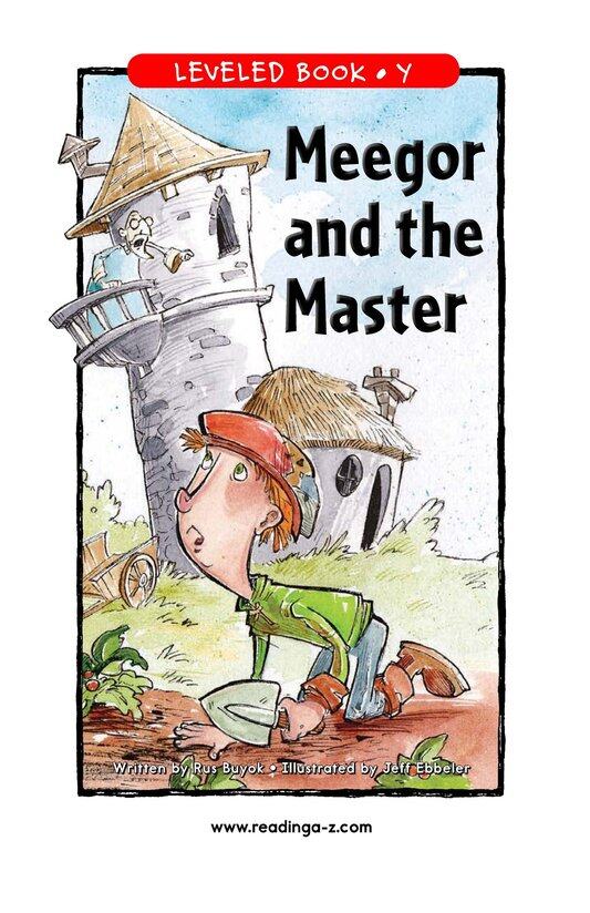 Meegor and the Master绘本故事第2页