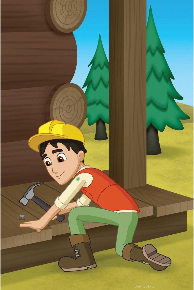 The Spooky Cabin绘本故事第3页