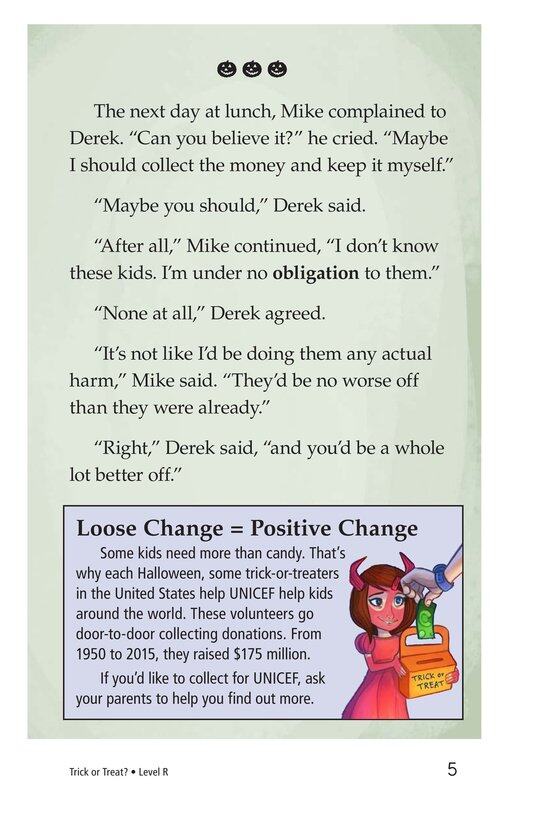 Book 4 Trick or Treat绘本故事第5页