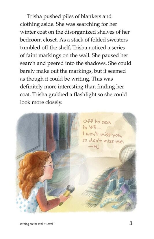 Writing on the Wall绘本故事第3页