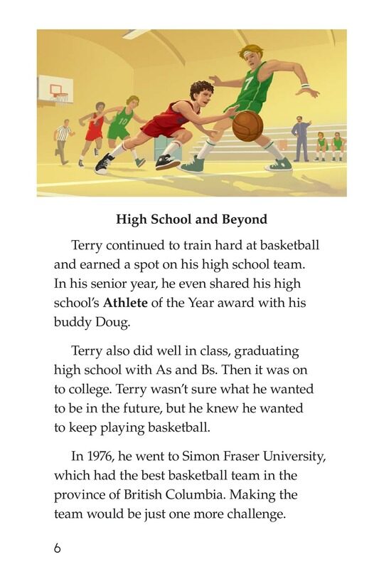 The Terry Fox Story绘本故事第5页