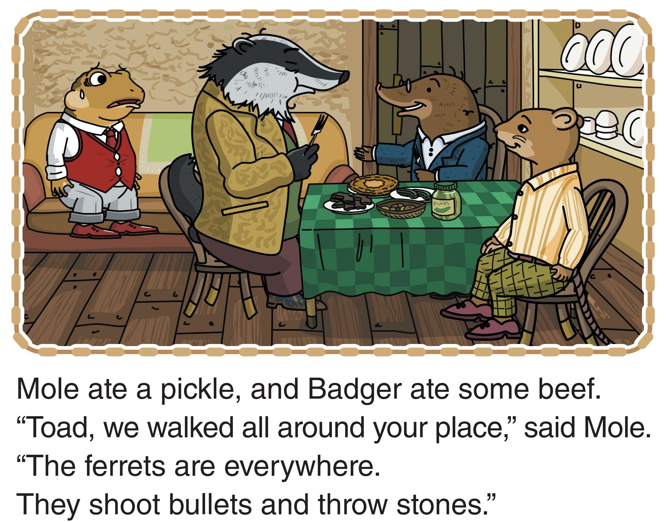 Beef, Pickles, and Pie绘本故事第3页