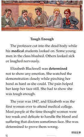 Elizabeth Blackwell America's First Woman Doctor绘本故事第3页