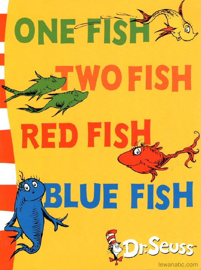 (23周)One Fish Two Fish Red Fish Blue Fish绘本故事第2页