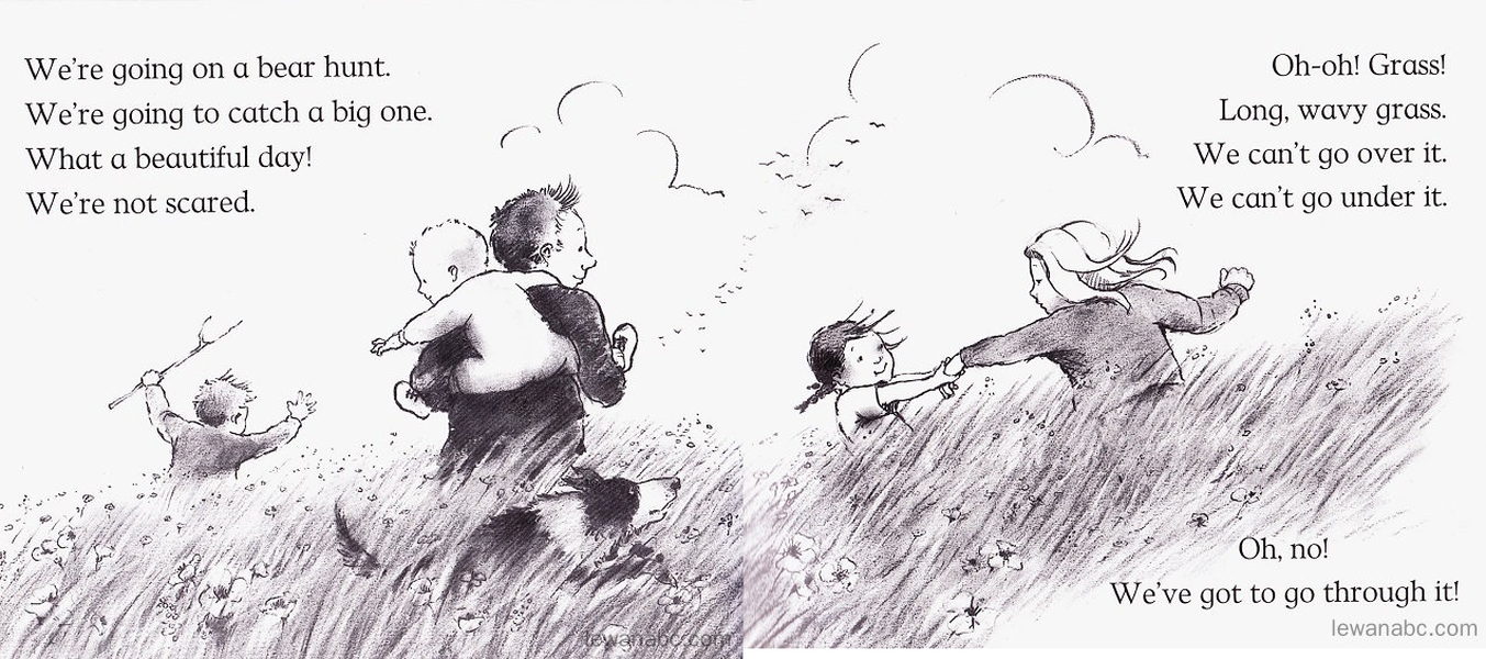 (20周)We're Going on a Bear Hunt绘本故事第3页