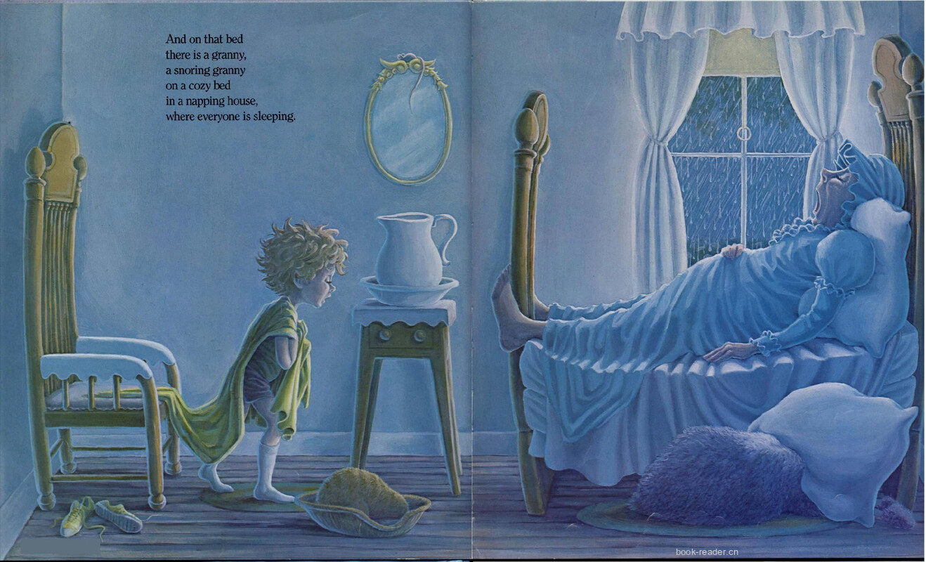 The Napping House绘本故事第5页