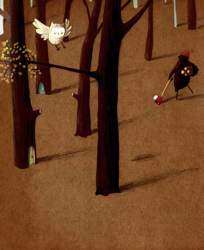 大熊的纸飞机绘本故事第4页