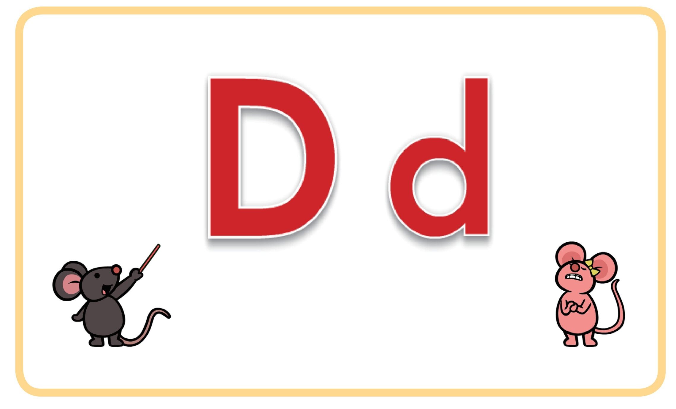 Letter Dd绘本故事第2页