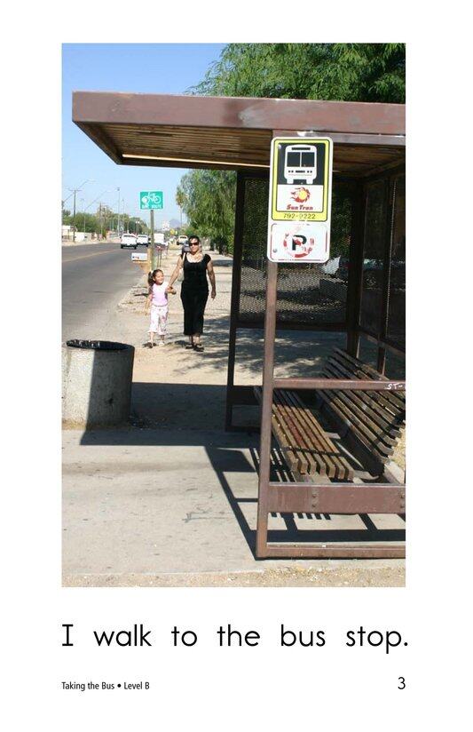Taking the Bus绘本故事第3页