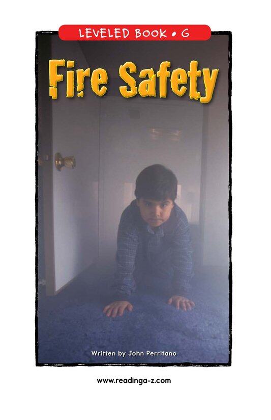 Fire Safety绘本故事第2页