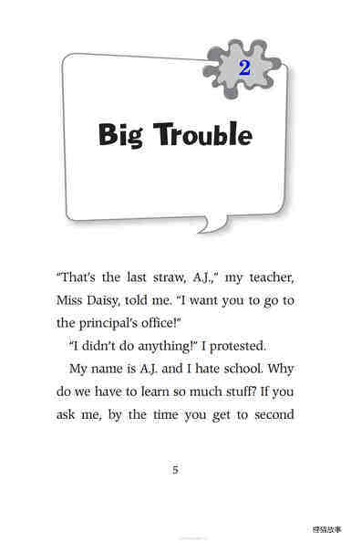Chapter2 Big Trouble绘本故事第2页