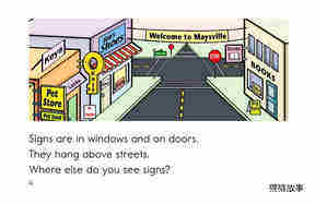 Signs Are Everywhere绘本故事第4页