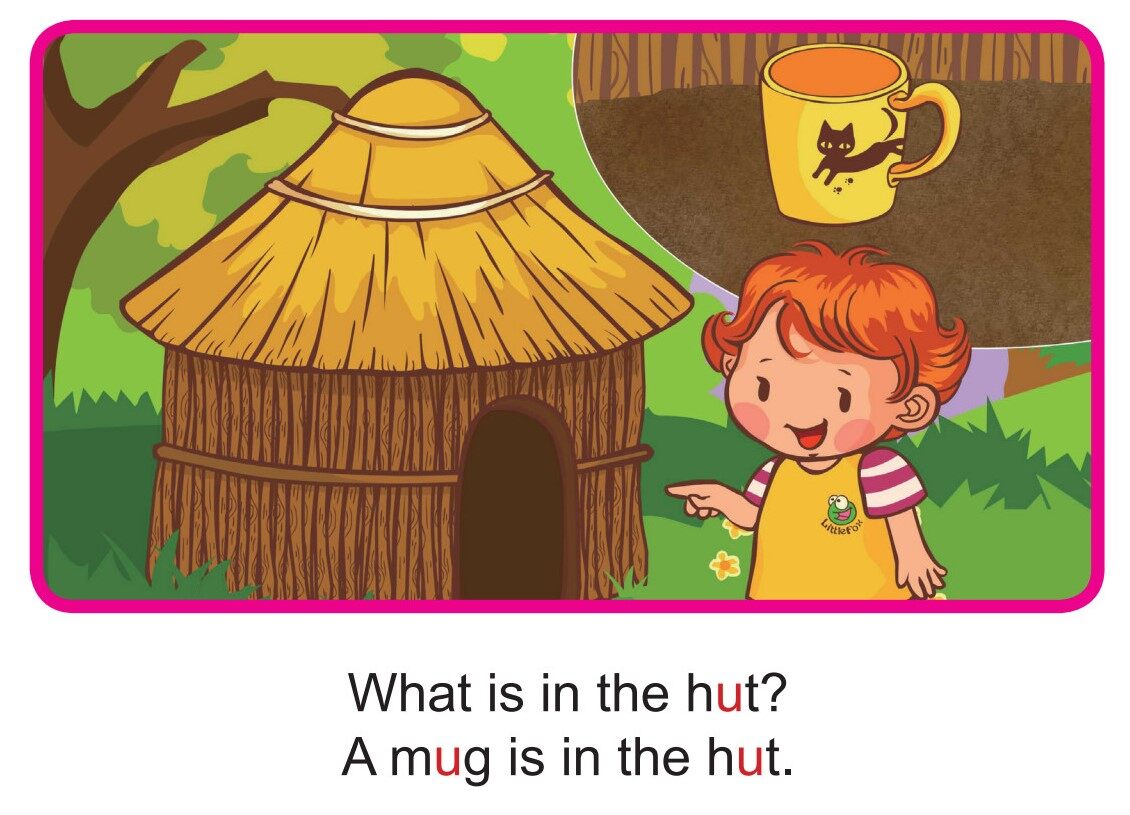 'U' words -  In the Hut绘本故事第2页