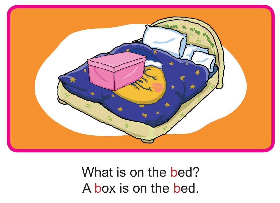 'B' words -  What Is on the Bed绘本故事第2页