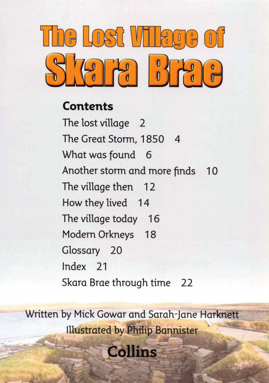 The Lost Village of Skara Brae绘本故事第2页