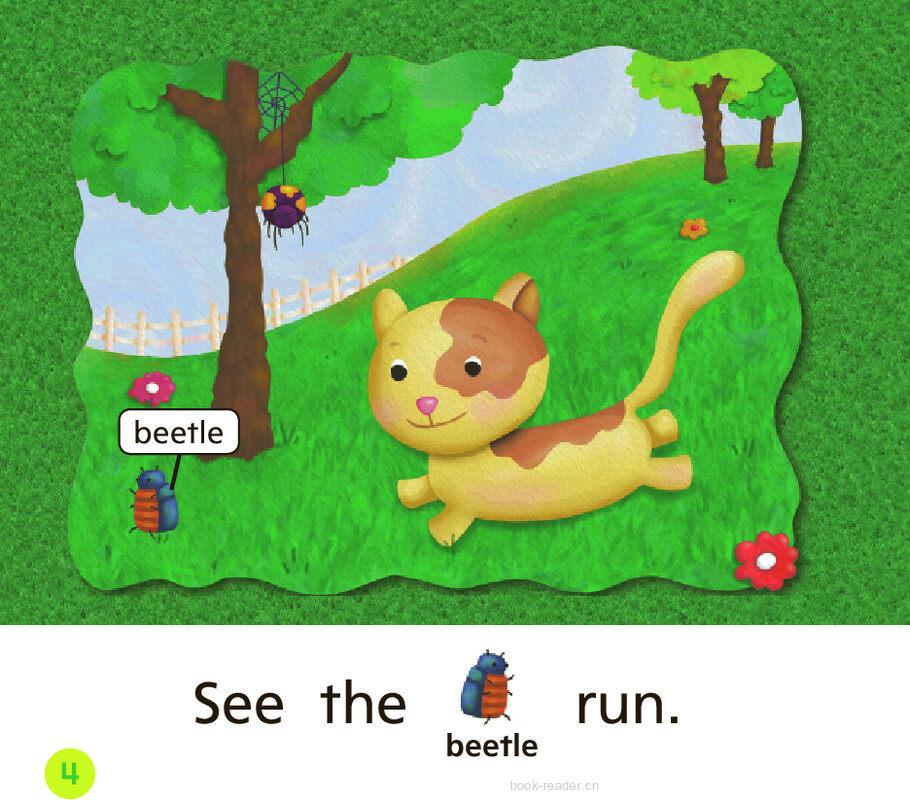 GK ELL U02W3 The Bugs Run绘本故事第5页