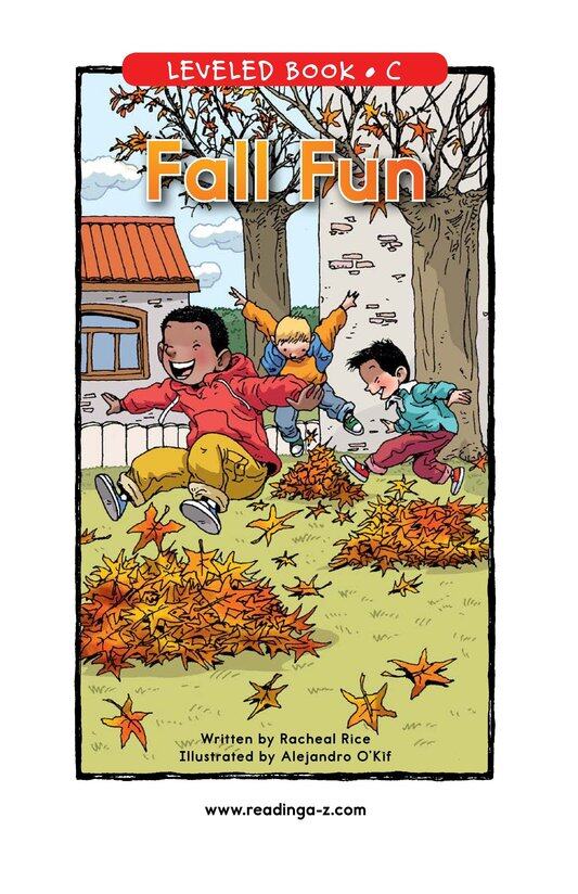 Fall Fun绘本故事第2页