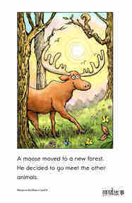 Moose on the Move绘本故事第3页