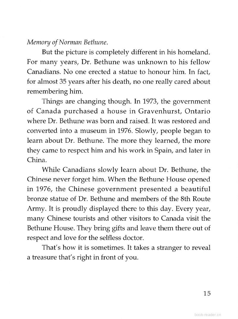 Dr. Bethune: Unknown Treasure绘本故事第3页