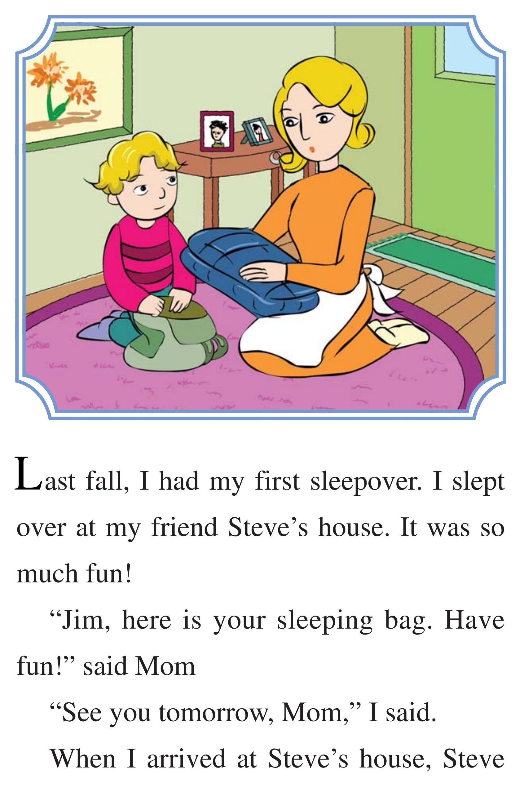 My First Sleepover绘本故事第3页