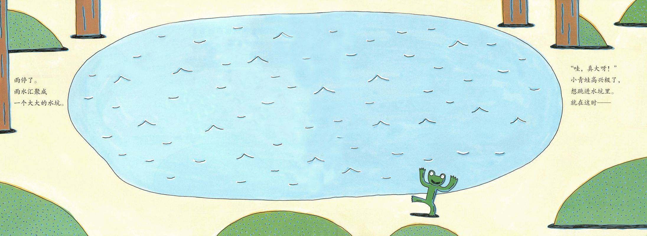 青蛙的水坑绘本故事第2页