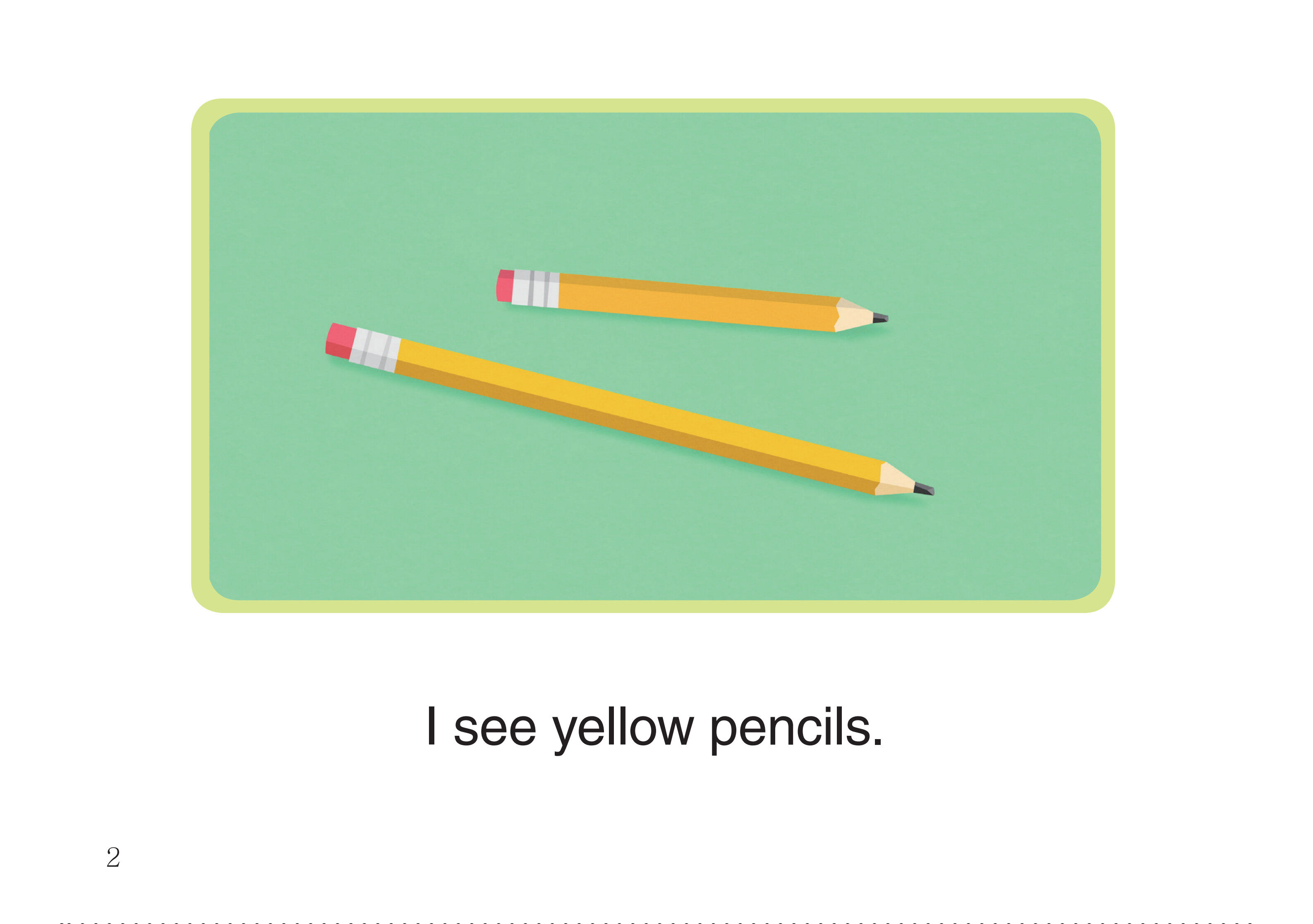 I See Blue Letters绘本故事第3页