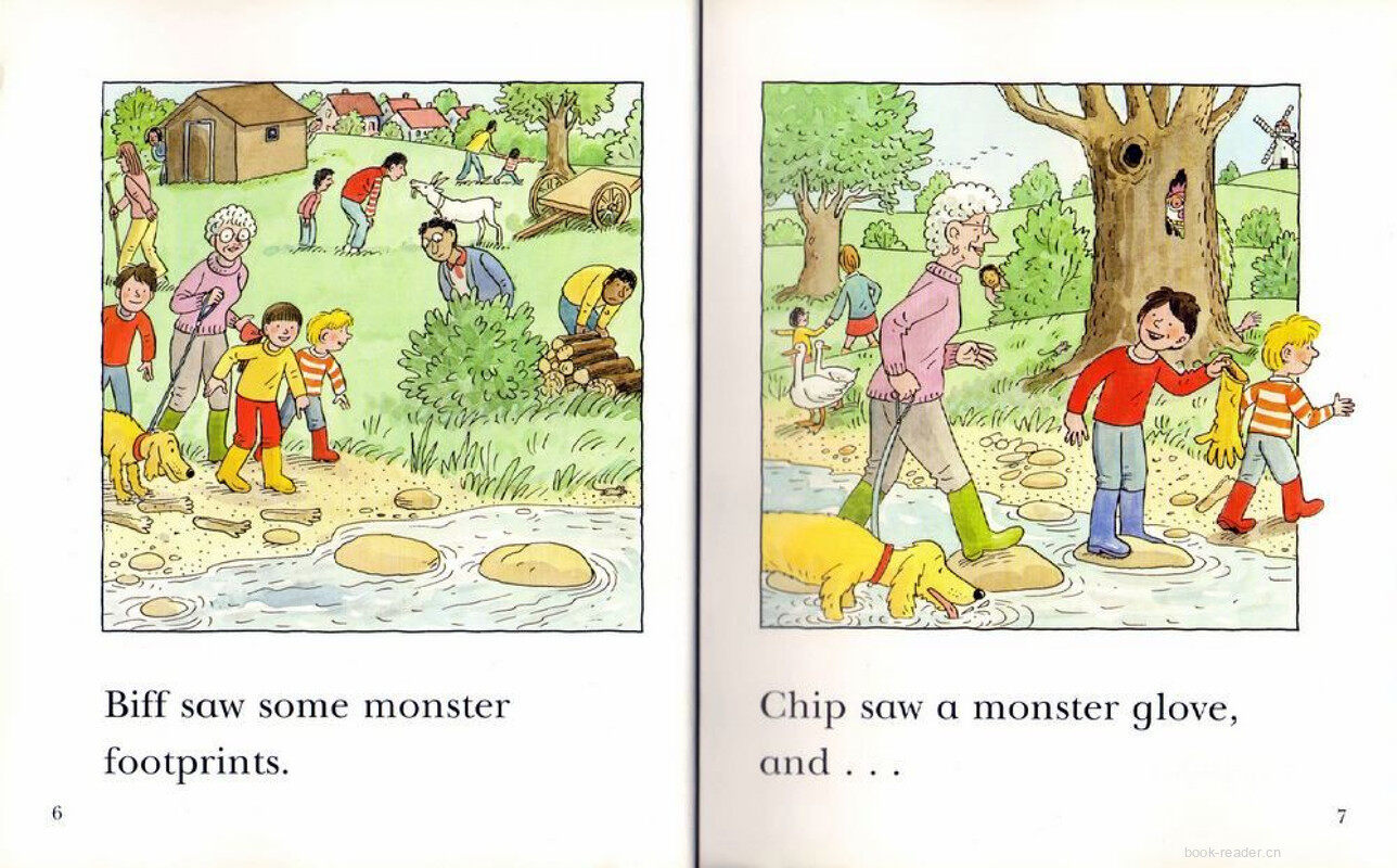 2B The Monster Hunt绘本故事第4页