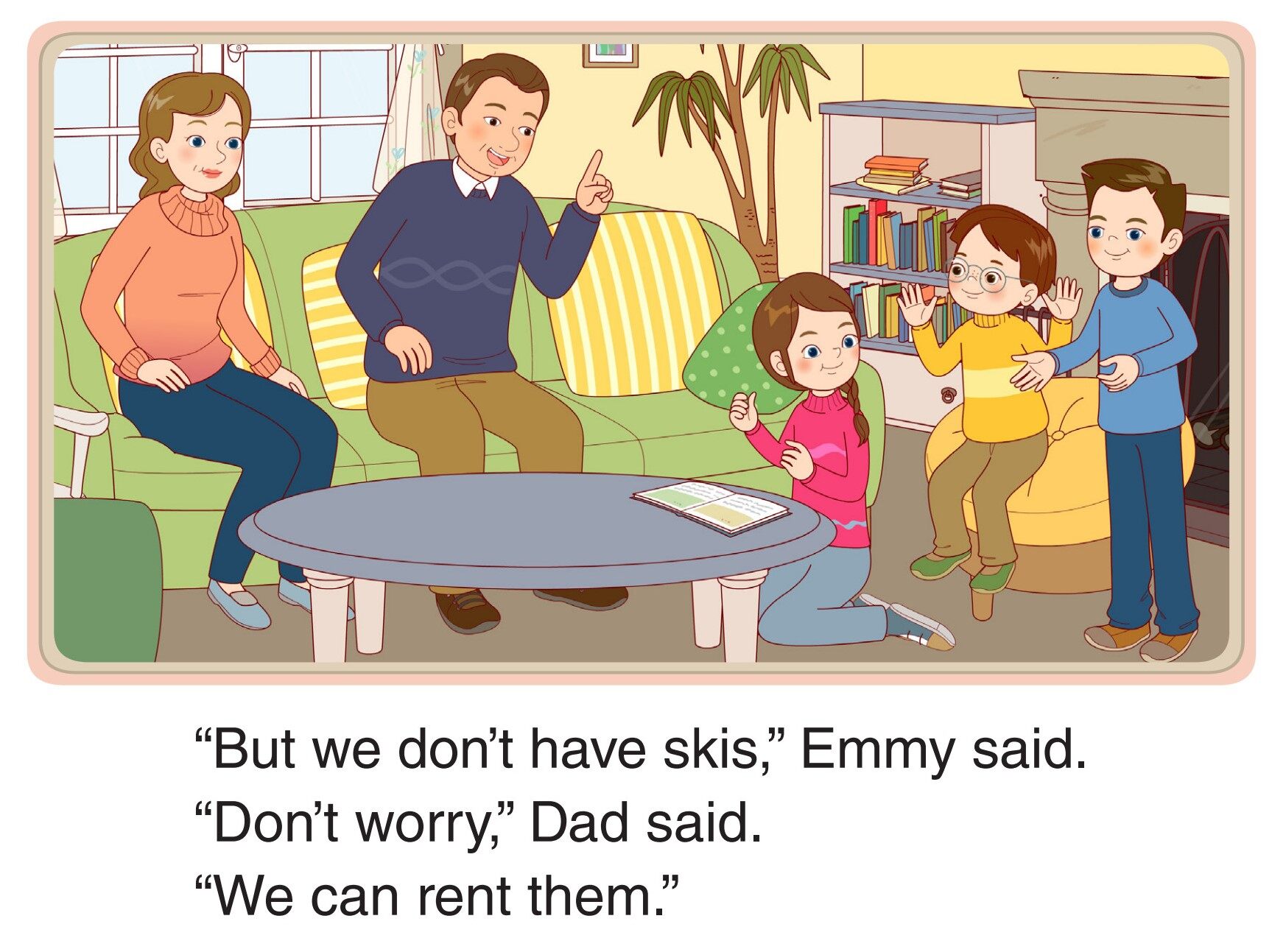 The Ski Trip绘本故事第4页